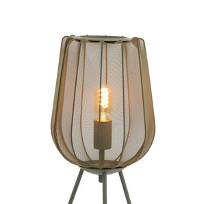 lampe table plumeria, lampe vert foncé, lampe de table design, luminaire vert, lampe moderne