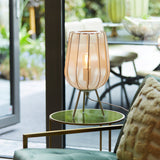 lampe table plumeria, lampe sable, luminaire sable, lampe de table design, éclairage intérieur, lampe décorative, lampe moderne, lampe 25x45