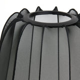 lampe table plumeria, lampe noire, luminaire noir, lampe de table design, éclairage intérieur, lampe décorative, lampe moderne, lampe 34x60