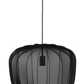 suspension plumeria, suspension noir, suspension 50x37, luminaire métallique, lampe plafond noir, suspension design, suspension moderne