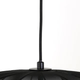 suspension plumeria, suspension noir, suspension 50x37, luminaire métallique, lampe plafond noir, suspension design, suspension moderne