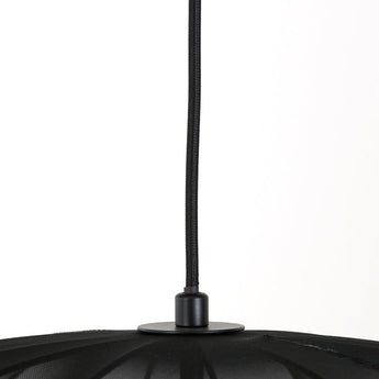 suspension plumeria, suspension noir, suspension 50x37, luminaire métallique, lampe plafond noir, suspension design, suspension moderne