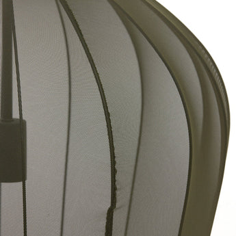 suspension plumeria, suspension vert foncé, luminaire métallique, suspension 50x60, lampe plafond vert, suspension design, suspension moderne