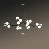 plafonnier verre cadre noir, plafonnier boules en verre, plafonnier salon moderne, lampe de plafond salle à manger