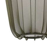 suspension plumeria, suspension vert foncé, luminaire métallique, suspension 34x40, lampe plafond vert, suspension design