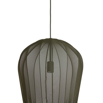 suspension plumeria, suspension vert foncé, luminaire métallique, suspension 42x50, lampe plafond vert, suspension design