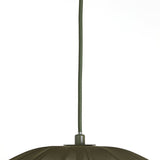 suspension plumeria, suspension vert foncé, luminaire métallique, suspension 42x50, lampe plafond vert, suspension design