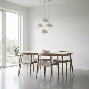 suspension moderne, suspension noire, suspension scandinave, suspension design minimaliste, luminaire E27, lampe LED E27, suspension dimmable