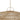 Lampe rotin design, vue de face