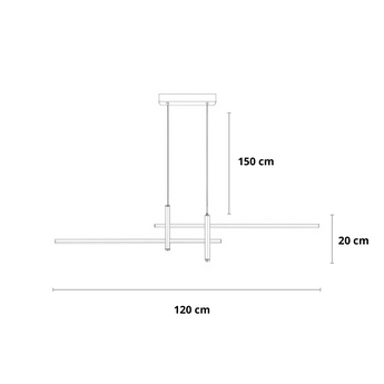 suspension moderne, suspension design table à manger, suspension LED intégrée, suspension dimmable télécommande