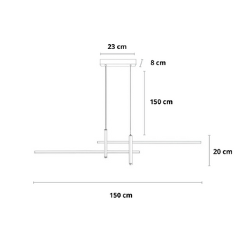suspension moderne, suspension design table à manger, suspension LED intégrée, suspension dimmable télécommande